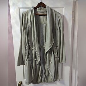 Max Jeans Sage Green Tencil Relaxed Jacket